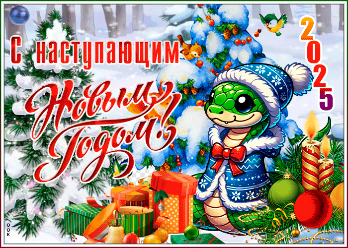 С наступающим Новым Годом!